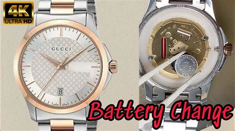 batterij vervangen gucci horloge|how to change gucci watch battery.